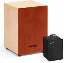 Kajonas (Cajon) su vidinėmis gitaros stygomis. beržo medienos. su kelioniniu krepšiu. 30.5x30.5x43.2 cm