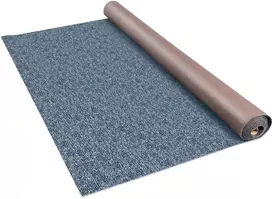 Lauko/vidaus kilimas 1,8 x 11 m, neslystantis, pilkas, poliesterio pluoštas su TPR pagrindu