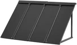Stogelis virš durų ir lango 1125 x 610 mm, milteliniu būdu dažyto atsparaus korozijai plieno konstrukcija