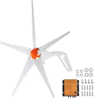 Vėjo generatorius 500 W, 12 V turbina, 5 mentės, reguliuojama kryptis