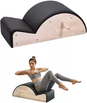 Pilates stuburo korektorius, guminio medžio, pusiausvyros ir stiprinimo pratimams