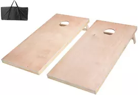 Nešiojamas stalo cornhole žaidimo rinkinys, sulankstomas, 1255 x 600 x 302 mm