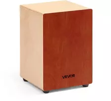 Kajono būgnas (cajon) su vidinėmis gitaros stygomis. beržo medienos. 30.5 x 30.5 x 43.2 cm