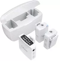 Fifine M9 žaidimų mikrofonas, baltos spalvos