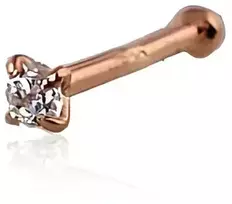 Diamond Sky Jewelry Auksinis nosies auskaras su cirkoniais „Junona III“
