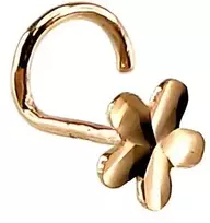 Diamond Sky Jewelry Auksinis nosies auskaras „Auksinė Gėlė VIII“