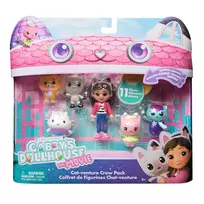 GABBY’S DOLLHOUSE figūrėlių rinkinys „Cat-venture Crew“, 11 det.