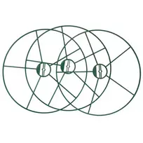 Augalų atramų rinkinys "Žiedai", 39 cm, 3 vnt