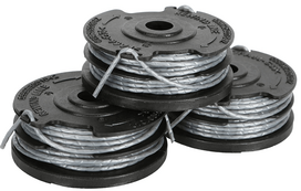 STYGINĖS ŽOLIAPJOVĖS RITĖ (3vnt) 1.65mm dvigubas valas