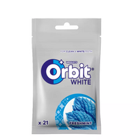 ORBIT White Freshmint kramtomoji guma, pakelis (21) 29g