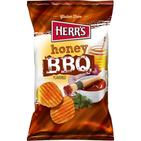 HERR'S Honey BBQ bulvių traškučiai 28g
