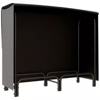 Malkų lentyna su 600D Oxford vandens nepraleidžiančia danga, metalinė 120 x 36 x 99 cm