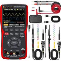 50mhz dviejų kanalų osciloskopas, 25000 skaičiavimų skaitmeninis multimetras, Dds signalo generatorius, 3,5 colio Lcd ekranas 3-in-1 galios testeris, 280msa/s didelio diskretizavimo profesionalus osciloskopas (xe-703s)