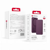 Su MagSafe suderinama išorinė baterija Forcell F-Energy Slim F5K9, QC4.0, PD3.0, 15 W, 5000 mAh, vyšninė