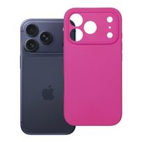 Dėklas, skirtas iPhone 18 Pro / 17 Pro: Silicone 2 mm, su kameros apsauga, spalva – rožinė