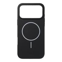 Dėklas, skirtas iPhone 18 Pro Max / 17 Pro Max: Silicone 2 mm, suderinamas su MagSafe, su kameros apsauga, spalva – juoda