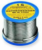 Minkšto litavimo viela ROSOL 1S 2mm 250g, Rothenberger