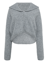 Topshop - Tsfie Knitted Cardigan Knt - Megztinis - Pilka