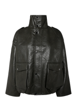 Topshop - Tstoma Coated Bomber Otw - Bomberio striukė - Chaki spalva