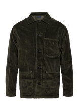 Polo Ralph Lauren - Corduroy Utility Overshirt - Lengva striukė - Chaki spalva