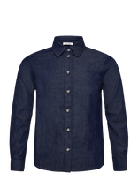 Nué Notes - Vinstra Shirt - Džinsiniai marškiniai - Tamsiai mėlyna