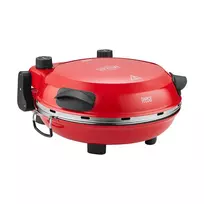 Picos krosnelė „TEESA SUPREME FUN“ 1200 W, 400 laipsnių, du kaitinimo elementai, raudona