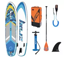 Pripučiama turistinė SUP irklentė – 325 × 84 × 15 cm Zray Touring Art Camo Blue
