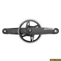 Švaistiklis su galios matuokliu SRAM w/Power meter spindle FORCE AXS 1x XPLR DUB WIDE E1 175mm - Direct Mount 42T (BB not included)