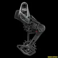 Galinis pavarų perjungėjas SRAM X0 T-Type Eagle AXS 12 speed (Battery Not Included)