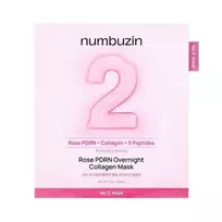 Numbuzin - No.2 Rose PDRN Overnight Collagen Mask, 37g, 1 piece
