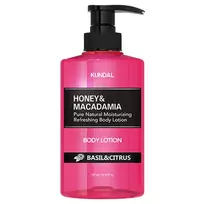 KUNDAL – Honey & Macadamia Pure Body Lotion, Citrus & Basil, 500ml