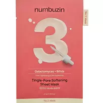 Numbuzin - No. 3 Tingle Pore Softening Sheet Mask, 27ml, 1 piece