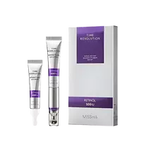 Missha - Time Revolution Retinol 500 Shot Galvanic Eye Cream Duo Set 1 Set (15ml+15ml Refill)