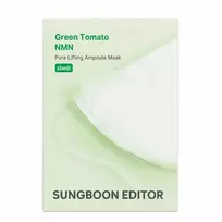 Sungboon Editor - Green Tomato NMN Pore Lifting Ampoule Mask, 10 Sheets