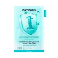 Numbuzin - No.1 Pantothenic B5 Hyaluronic Active Clear Mask, 26ml, 1 piece