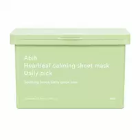 Abib - Heartleaf Calming Sheet Mask Daily Pick, 30 sheets