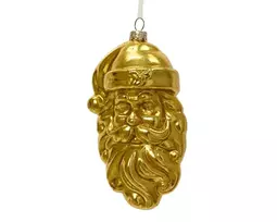Eglutės žaisliukas Decoris Santa, aukso, polistirenas