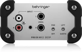 Behringer DI22P  pasyvi stereo DI dėžutė