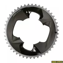 Priekinė žvaigždė SRAM ROAD 48T 107BCD 2X12 FORCE POLAR GREY WITH COVER PLATE