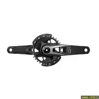 Švaistiklis SRAM SRAM Crankset X0 Eagle V2 Q174 CL55 DUB MTB Wide 170mm Black 2-guards 32t T-Type (BB and BB DUB spacers are not included)