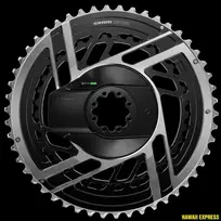 Galios matuoklis SRAM Kit DM 5239T Red AXS E1 Black (Power Meter including Chainrings, FD setup tool, FD shim)