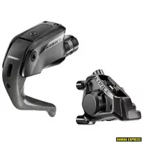 Diskiniai stabdžiai SRAM Force E1 Aero, Stealth-A-Majig Connected, Rear Caliper, brake lever, Flat Mount 20mm Offset, 2000mm hose (Including Piston Massage Spacer, Rotor sold separately)
