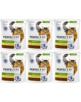 PERFECT FIT Senior 7+ 6x750 g sausas visavertis pašaras vyresnio amžiaus katėms, kuriame gausu vištienos