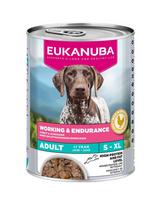 EUKANUBA Special Care Adult Working and Endurance 400 g vištiena su lašiša, be grūdų drėgnas maistas šunims