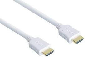Good Connections Geros jungtys High Speed HDMI Kabelis 3m mit Ethernet auksinis Stecker balta
