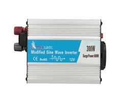 EXTRALINK automobilio įtampos keitiklis 12V-230V 300W modifikuotas sinusas OPIM-300W