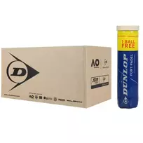Dėžutė su 18 tūbelių po 4 DUNLOP fort padelio kamuoliukų