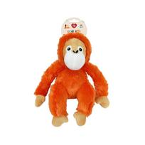 HAP pliušinis žaislas šunims – oranžinė beždžionė, 30 cm