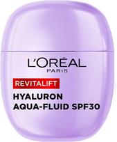 Priemonė įdegio priežiūrai veidui L’Oréal Paris Revitalift Hyaluron Aqua SPF30, 40 ml