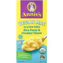 Annie's Homegrown, Veganiškas Mac, ryžių makaronai ir čederis, 6 uncijos (170 g)
